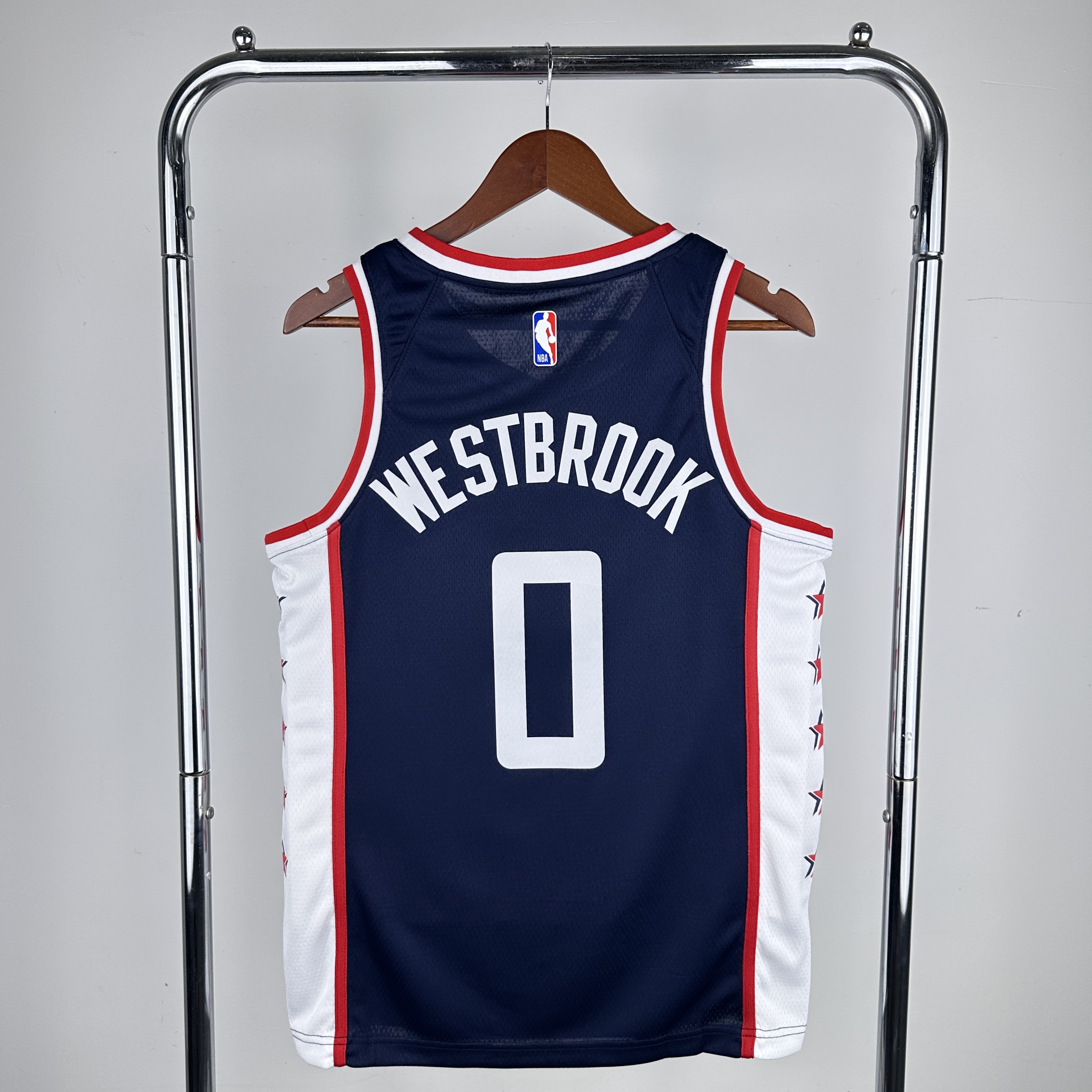 Men Los Angeles Clippers #0 Westbrook Blue City Edition Nike 2024 NBA Jersey->->NBA Jersey